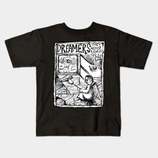 Day Dreaming - Illustrated Lyrics Kids T-Shirt